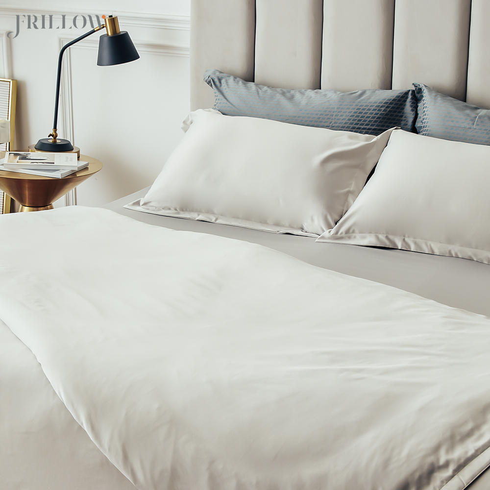 ชุดปลอกผ้านวม 100X90 นิ้ว FRILLOW 800TC COTTON SILK – สี BRIGHT BEIGE คอลเลคชั่น PRESTIGE_7